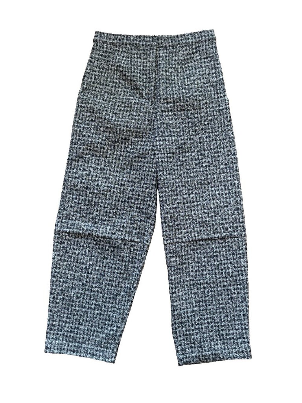 Meg Checkered Barrel Pants